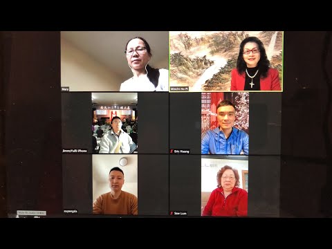 民以天為食～聖靈保惠師來～約翰福音16:1-11《活水得勝讀經會》何畢敏芝師母〜話天上恩語、畫天水山雲、化天路心願 3/26/2022直播