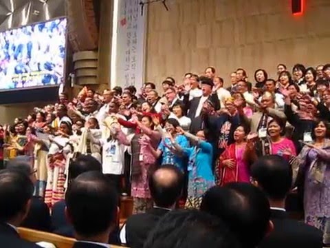 2/3 何治平牧師 何畢敏芝師母訪韓國 Myung Sung Church