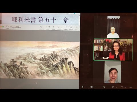 民以天為食～巴比倫的結局～耶利米書51:21-46《活水得勝讀經會》何畢敏芝師母〜話天上恩語、畫天水山雲、化天路心願 12/01/2022直播